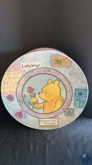 Winnie the Pooh Spinning Top, Jack in the Box, Tins, etc.