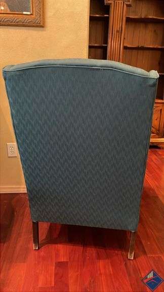 Green Wingback Armchair