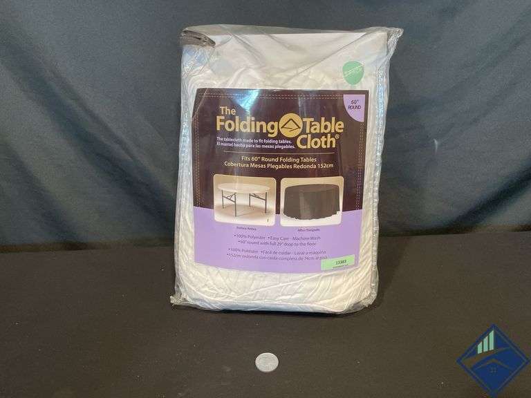 2Pk 60” Round Tablecloths - Retail: $ 48.99   - Like New - Retail: $ 48.99   - Like New - Retail: $ 