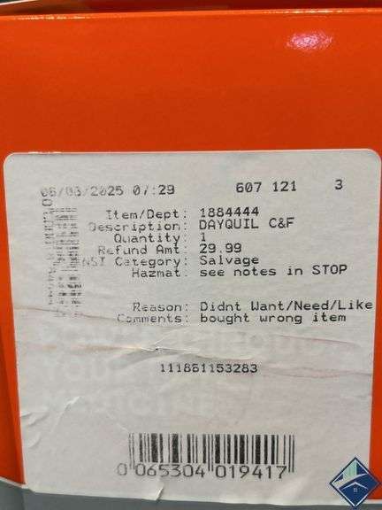 DayQuil Max Strength Severe Cold & Flu - Retail: $ Llll