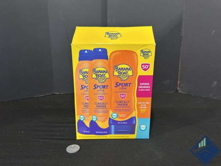 Banana Boat Sport Ultra Broad Spectrum SPF 50+ Sunscreen Set