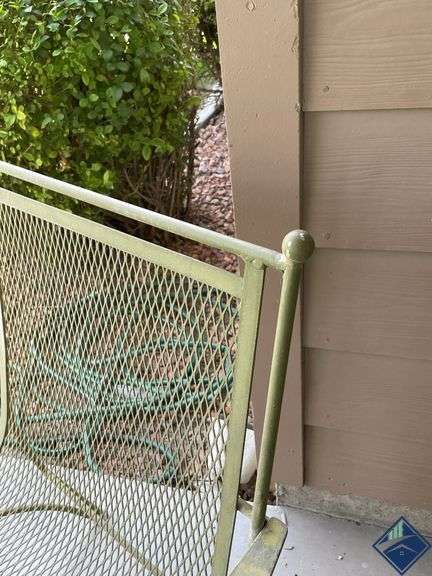 Metal Patio Chairs with Coffee Table