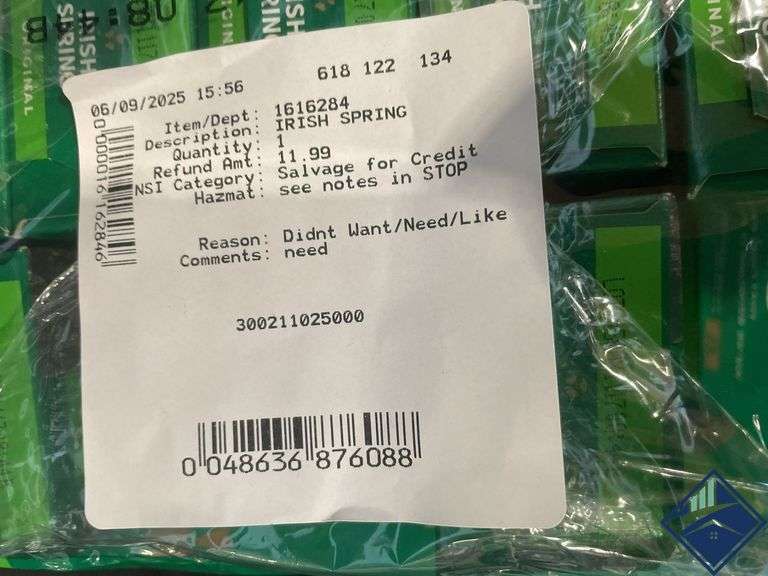Irish Spring Soap Bars *Missing 1*