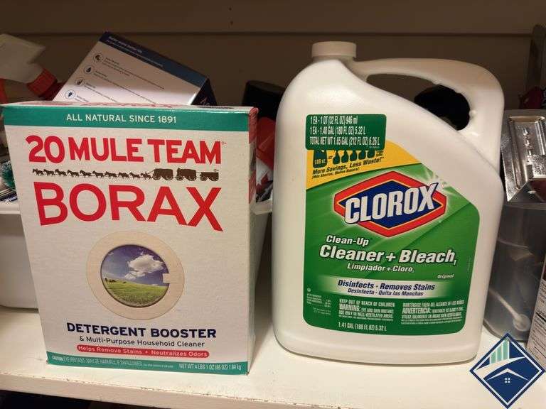 Borax, Lightbulbs, Cleaning Supplies, etc.