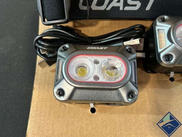 Coast 1000 Lumen Head Lamp 3 Pack - Used