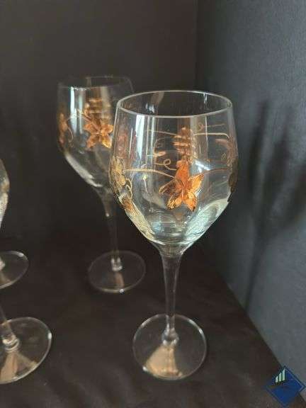 Embellished Wine Glasses