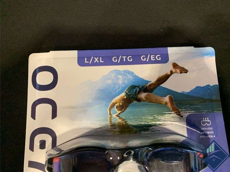 Oceanic One Size Fits Most Swim Goggles  3 Count (L/XL) - Used