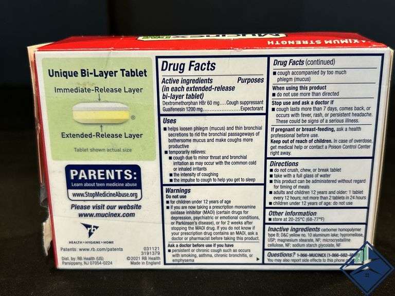 Mucinex DM Maximum Strength, 56 Tablets