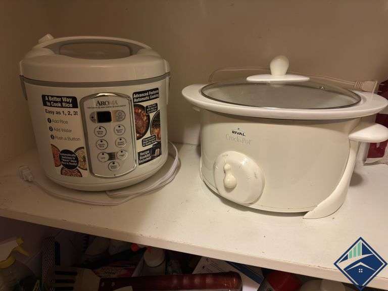 Aroma Automatic Cooker & Rival Crockpot