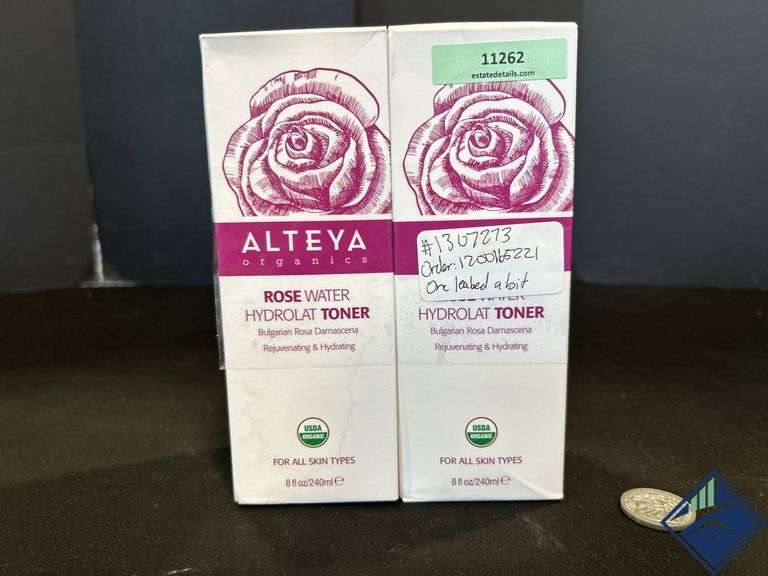 Alteya Organic Rose Water Spray 240ml Glass- 100% Pure Organic Rosa Damascena