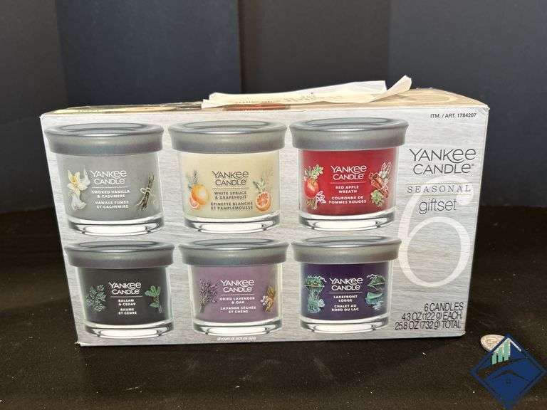 Yankee Candle Premium Soy Wax Blended Scented Candles  Variety  4.3oz (6 Pack)