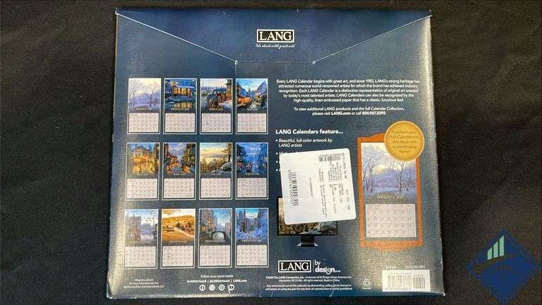 Lang Around the World 2025 Special Edition Full-Size Wall Calendar + Bonus Print