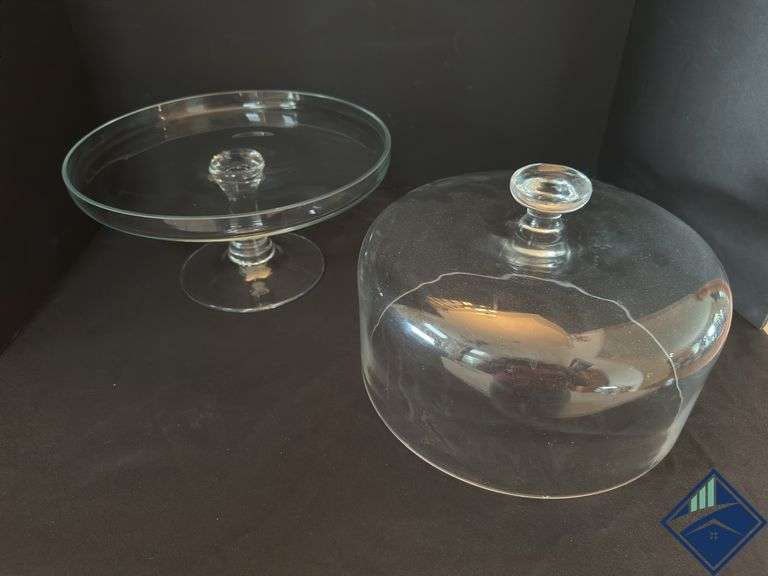 Glass Cake Stand & Dome