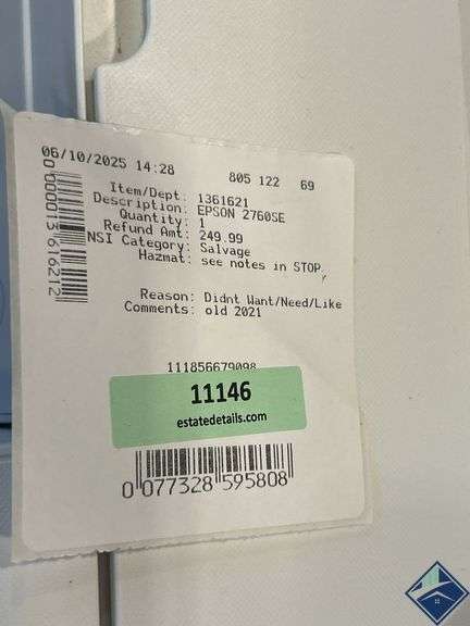 Epson 2760SE Printer - Retail: $ 249.99