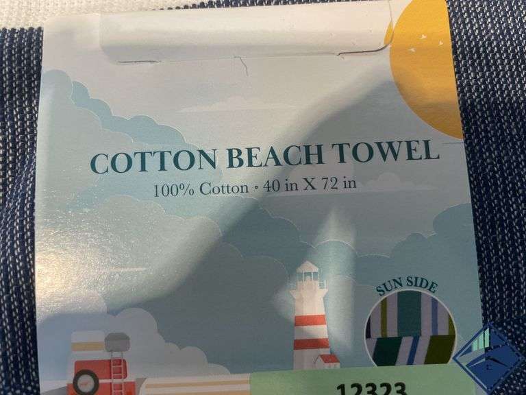 Cotton Beach Towel 42”x 72” - Used