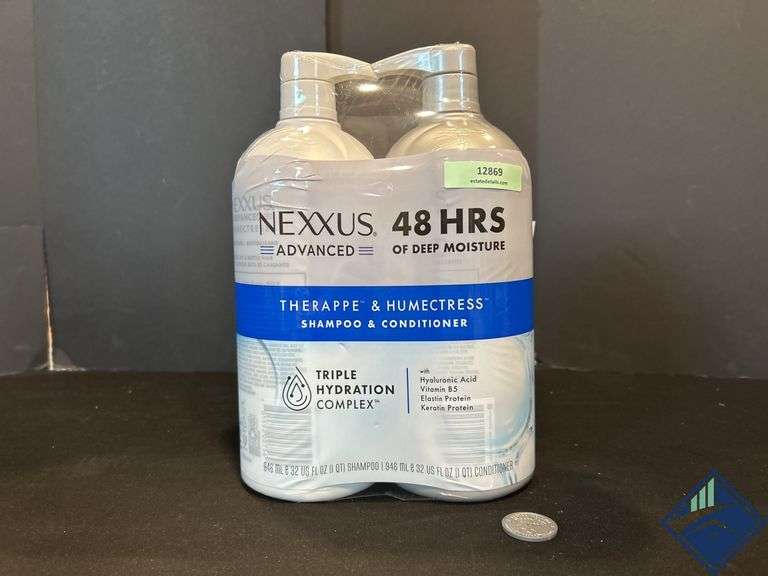 Nexxus Advanced Therappe Shampoo and Humectress Conditioner 32 Fl Oz (2 Pack) *NEW*