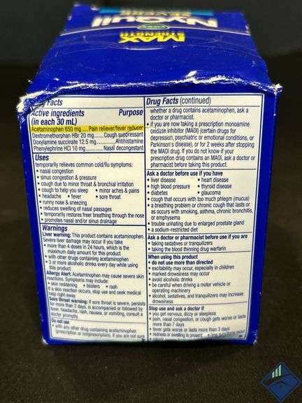 NyQuil Max Strength Severe Cold & Flu