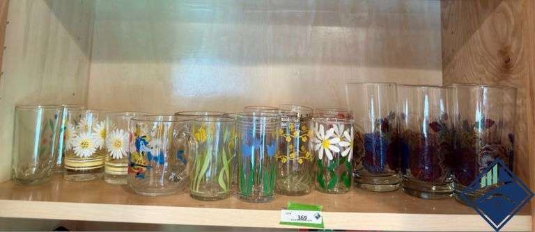 Floral Glasses