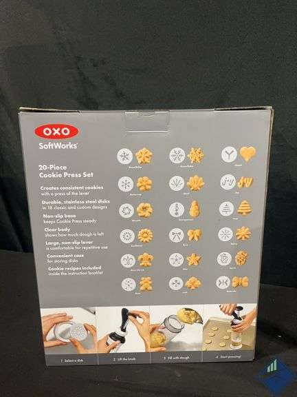 OXO Softworks 20 Piece Cookie Press Set
