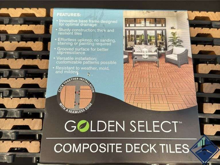 Golden Select Composite Deck Tiles