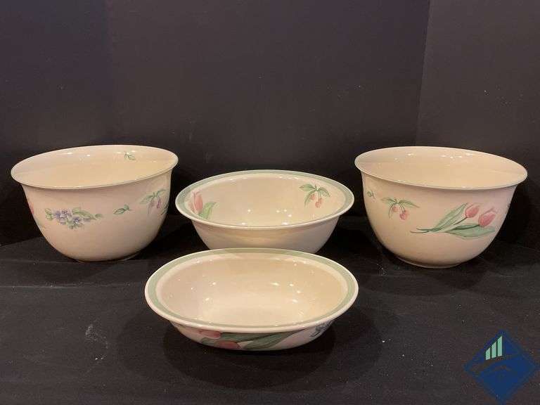 Pfaltzgraff Garden Party Serving Bowls