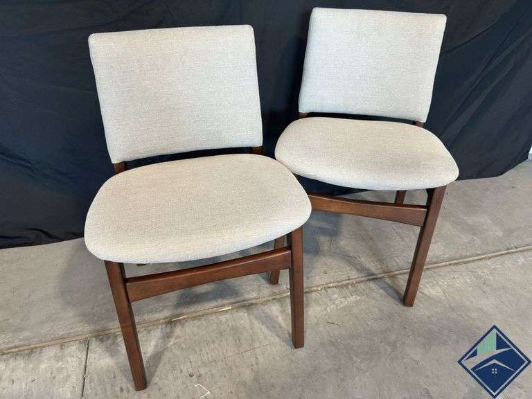 Stella 2 Pack Cushioned Wood Dining Chairs  - Retail: $ 199.99