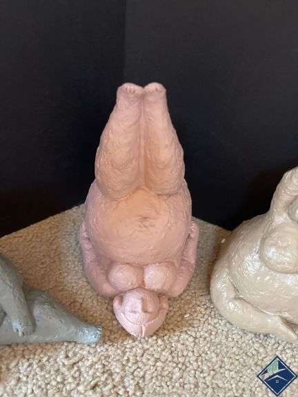 Chubby Yoga Lady Figurines