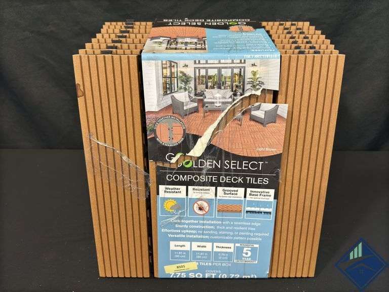 Golden Select Composite Deck Tiles
