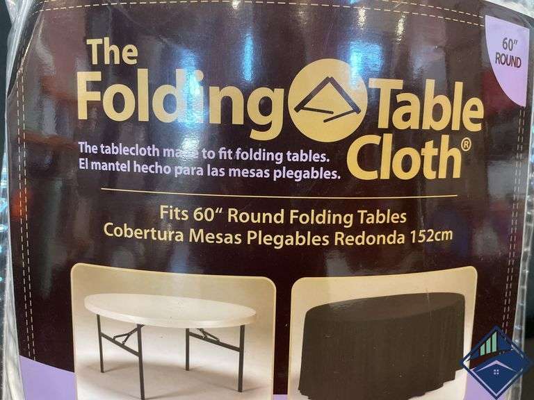 2Pk 60” Round Tablecloths - Retail: $ 48.99   - Like New - Retail: $ 48.99   - Like New - Retail: $ 