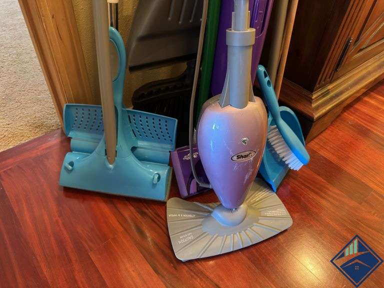 Assortment of Mops, Swiffers, Dusters, etc.