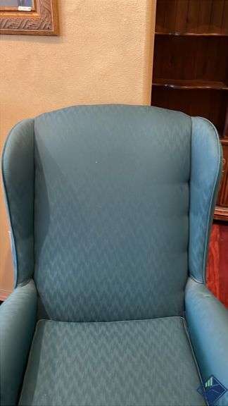 Green Wingback Armchair