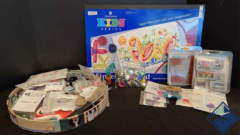 Finger Paint Pad, Heart Shaped Pocket Hugs, Vintage Gillette Razor, etc.
