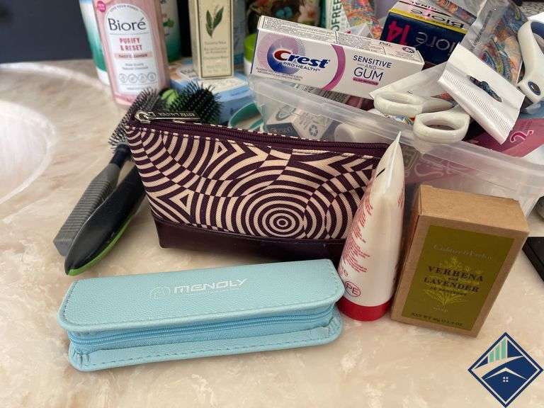 Toothpaste, Aqua Net Hairspray, etc.
