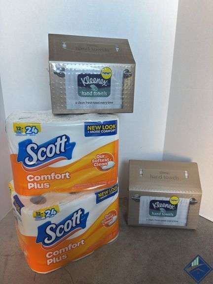 Kleenex Hand Towels & Scott Comfort Plus Toilet Paper