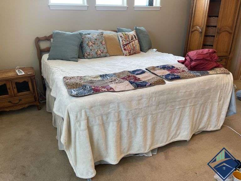 King Sized Bedframe, Mattress, etc.