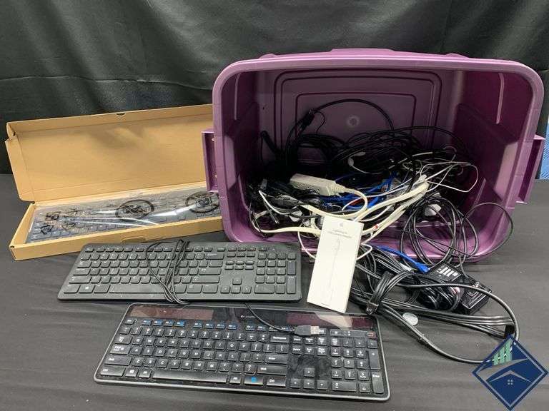 Keyboards, Apple Lightning USB Camera Adapter, Assorted Cables, etc.