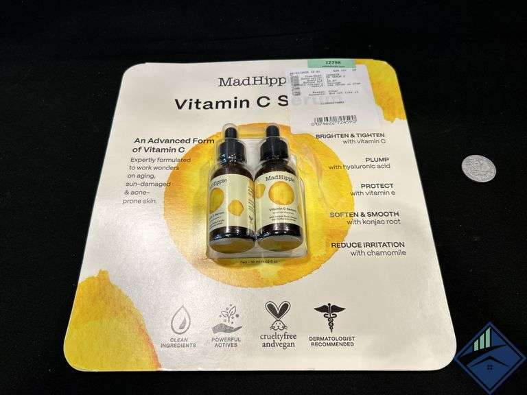 Mad Hippie Vitamin C Serum, Hyaluronic 2pk Each 1.02 Fl. Oz - Used - Used