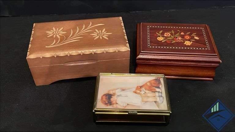Vintage Trinket Box Assortment