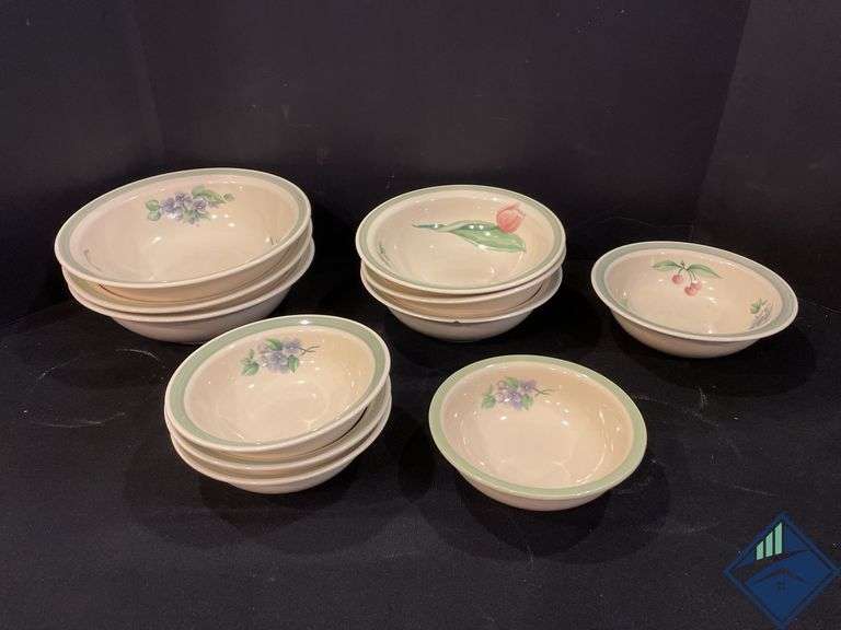 Pfaltzgraff Garden Party Dinner Bowls