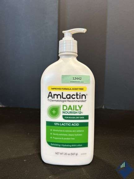 AmLactin Alpha-Hydroxy Therapy Moisturizing Body Lotion for Dry Skin  20oz