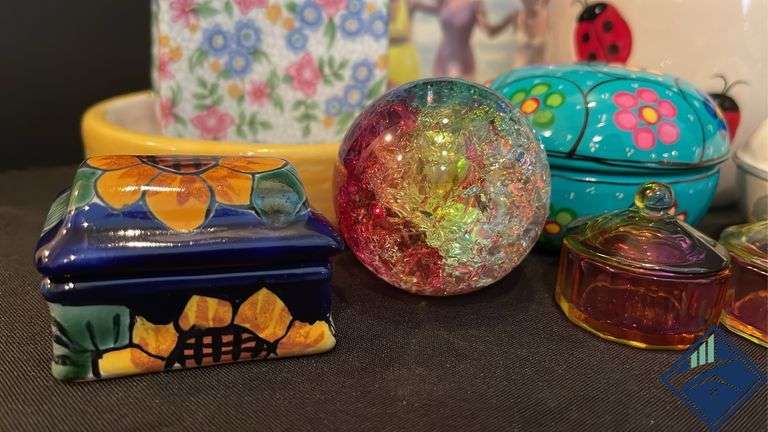 Ceramic Lady Bug Bowl, Born to Be Wild Plate, etc.
