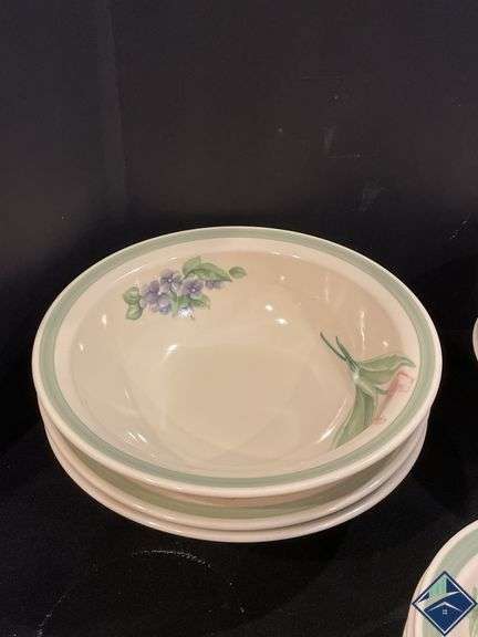 Pfaltzgraff Garden Party Dinner Bowls
