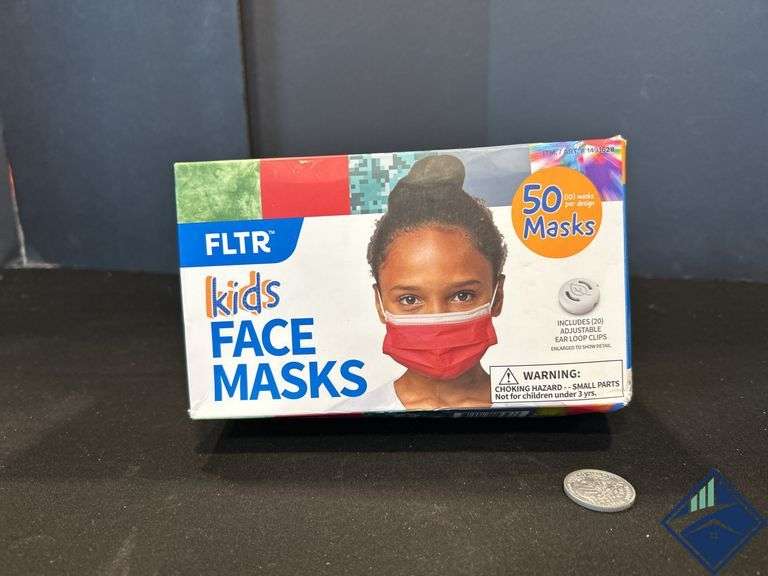 FLTR Kids General Use Face Mask  50 Masks - Retail: $