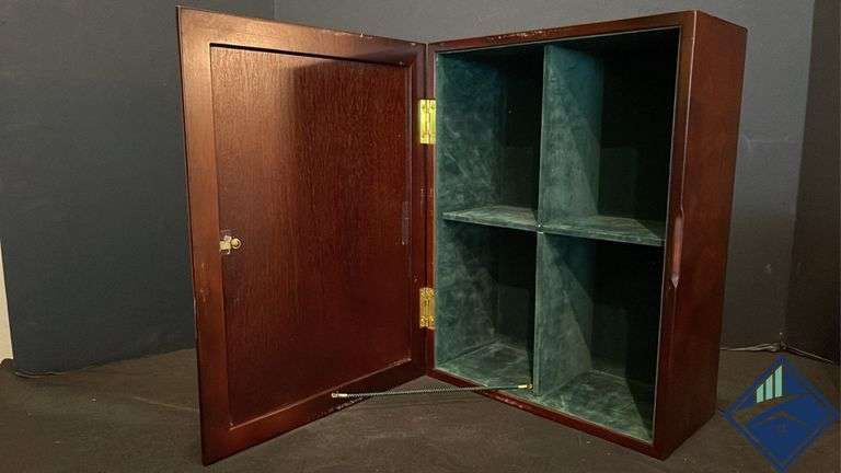 Bombay Company Mahogany Framed Photo Box with Picture Frames