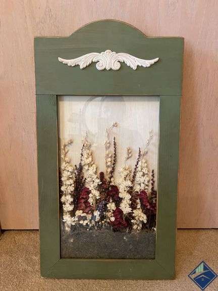 Framed Dried Flower Art