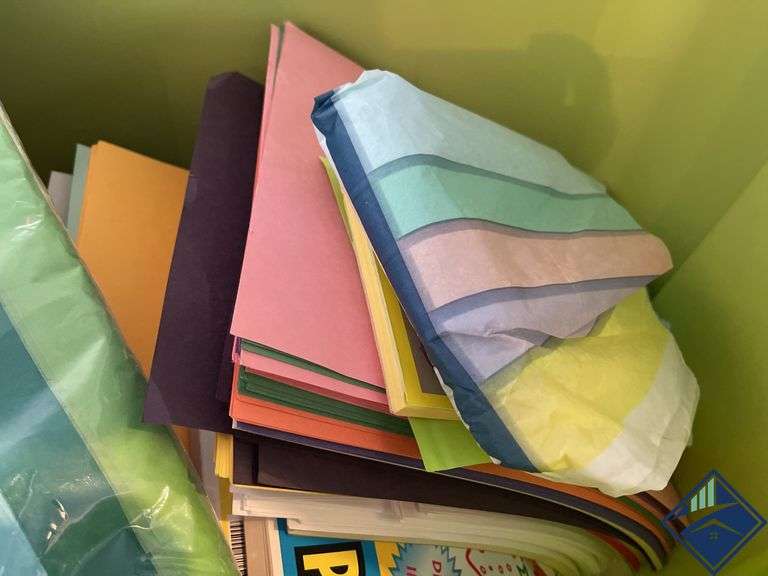 Tissue Paper, Construction Paper, Sketch Pads, etc.