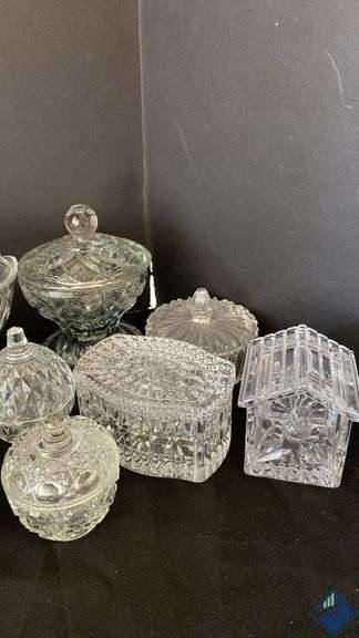 Cut Glass Candy Dish Assortment