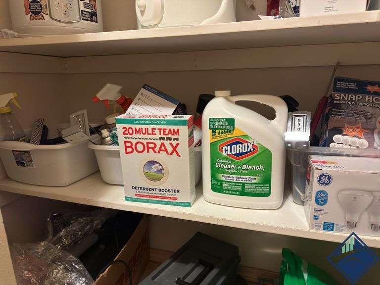 Borax, Lightbulbs, Cleaning Supplies, etc.