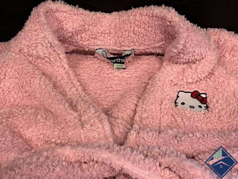 Hello Kitty Bathrobe One Size Fits All - Like New