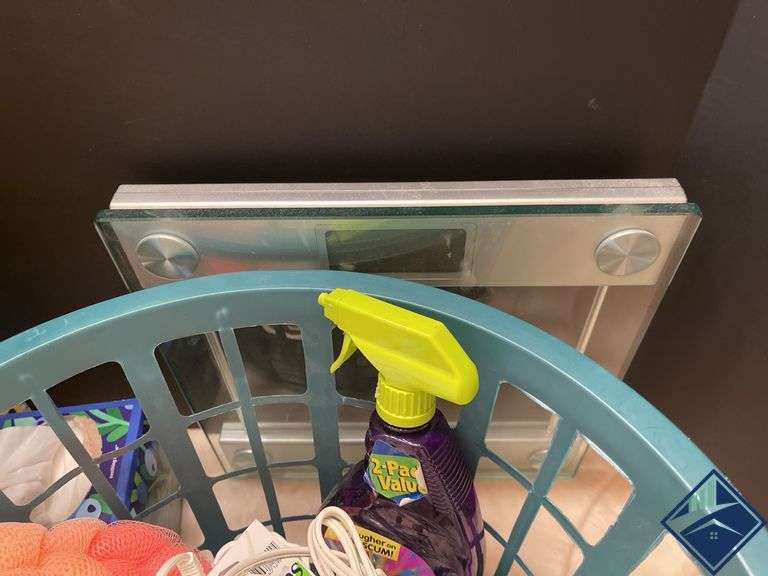 Woven Baskets, Tissues, Scale, Mirror, etc.